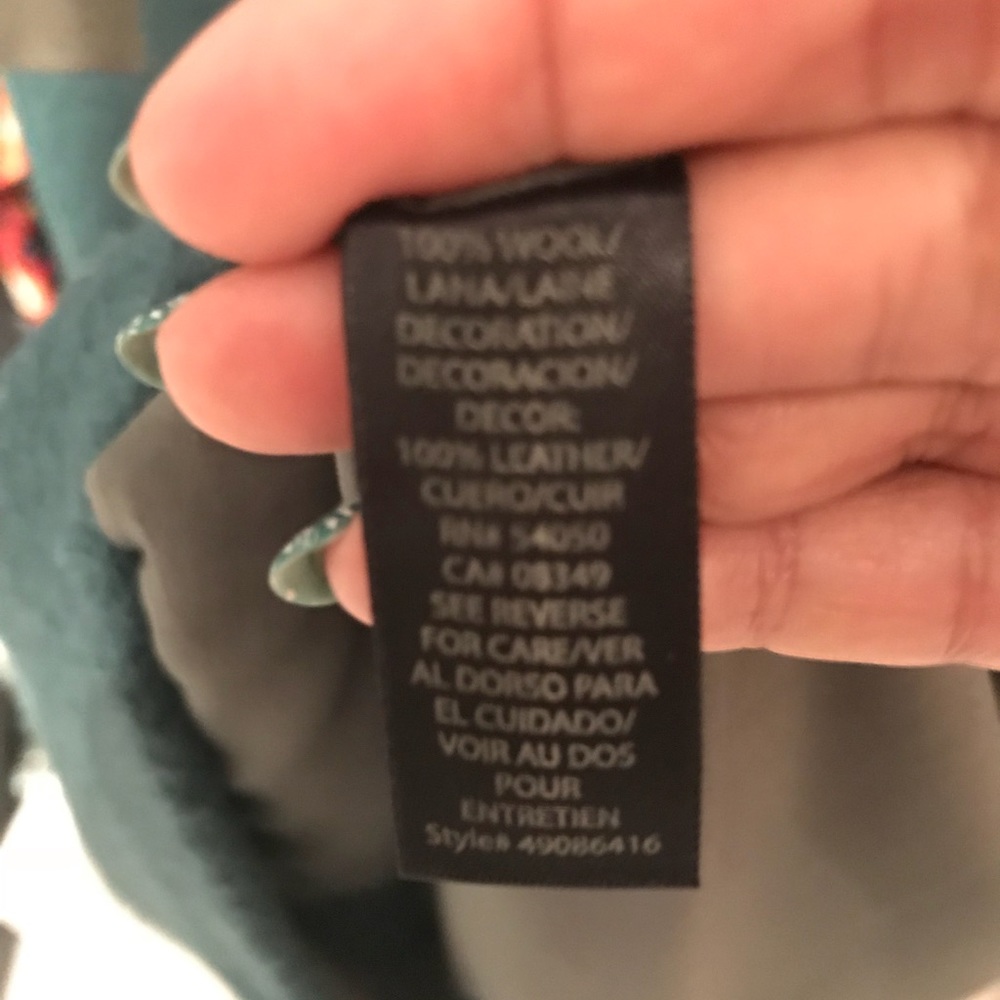 Rachel Roy wool dress with leather trim - Picture 8 of 8